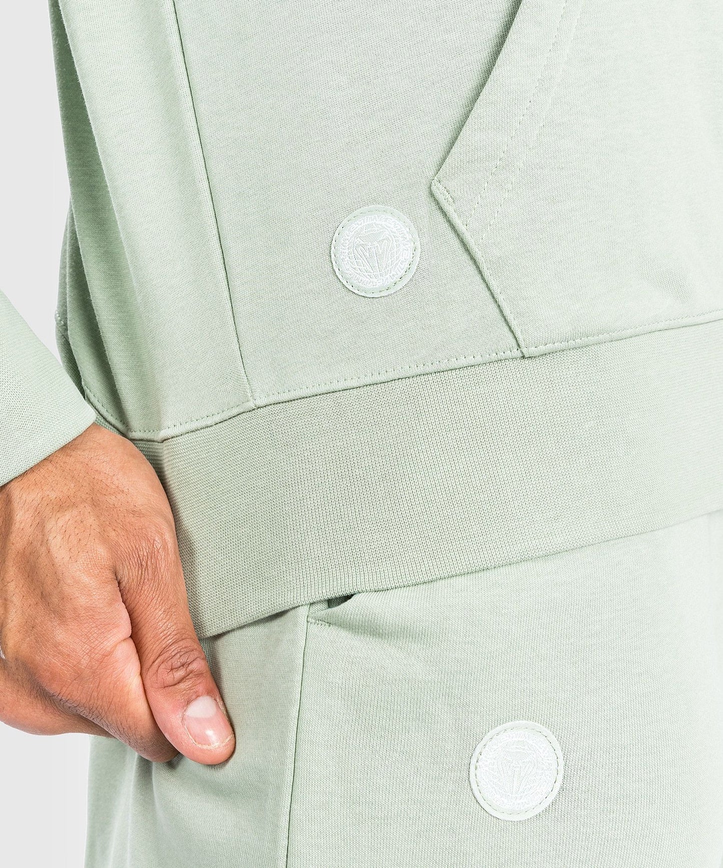 【FOX BOXING】 Venum Vortex XL Men's Hoodie - Aqua Green