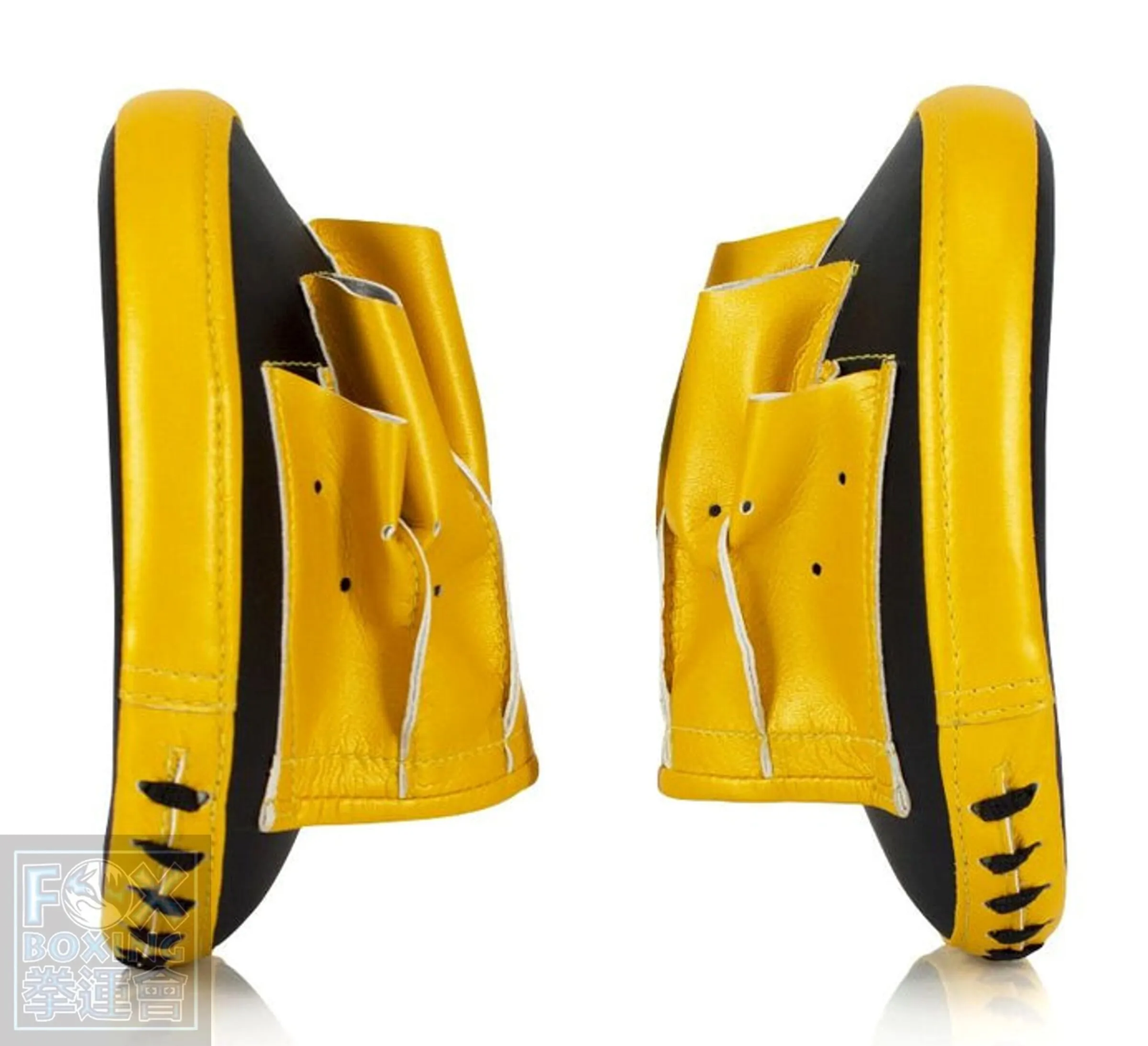【FOX BOXING】Fairtex FMV15 Speed & Accuracy Focus Mitts – Black/Gold