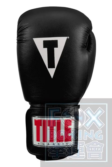 【FOX BOXING】 TITLE Classic Leather Elastic Boxing Gloves 2.0