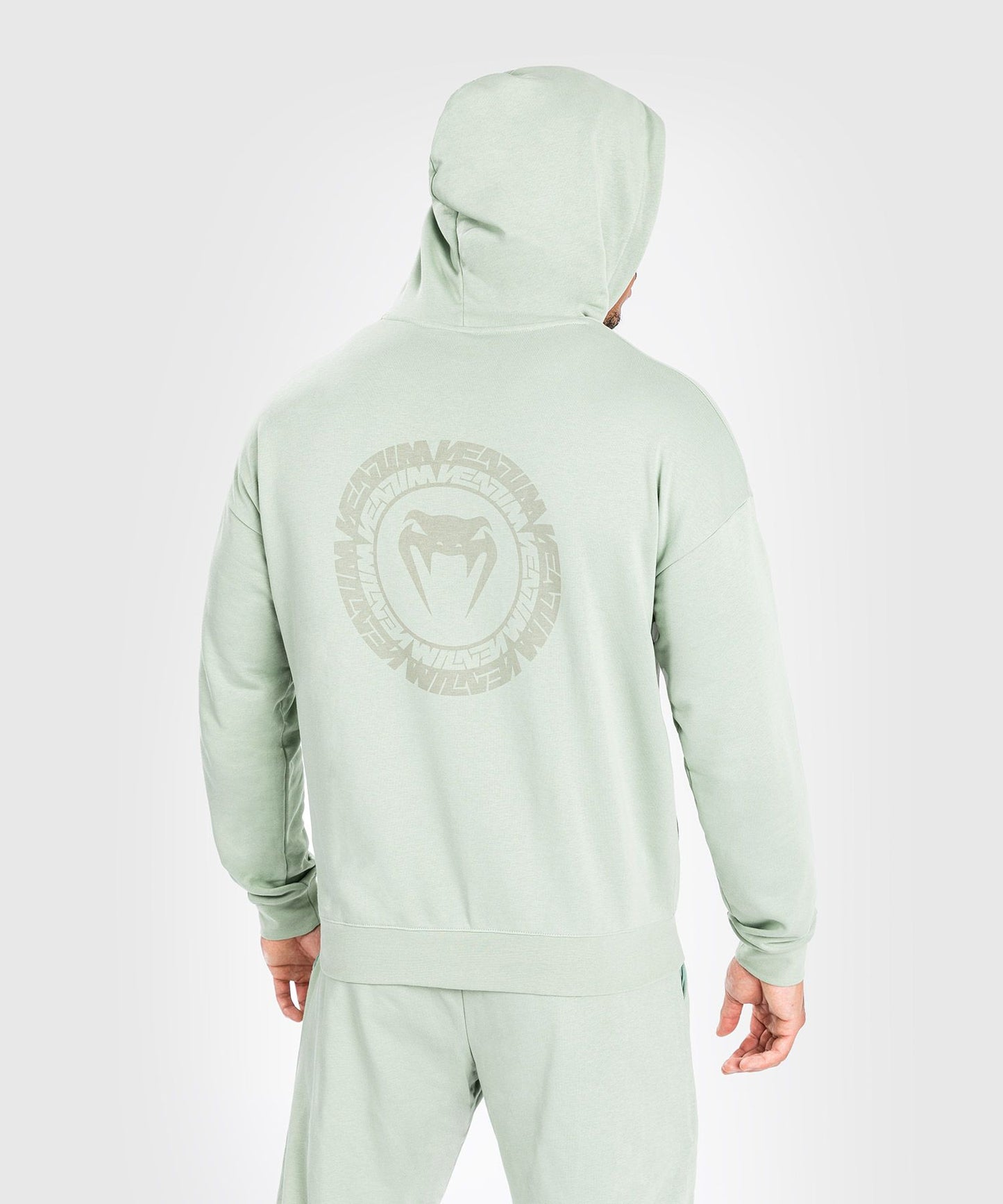 【FOX BOXING】 Venum Vortex XL Men's Hoodie - Aqua Green