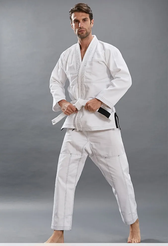FoxBoxing “Pure White” Lightweight BJJ Gi Size A1