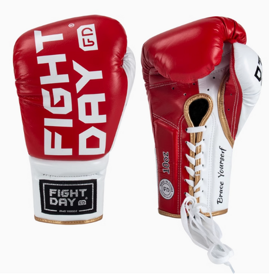FIGHTDAY Mexican Style Lace-Up Boxing Gloves – Red | FOXBOXING Canada