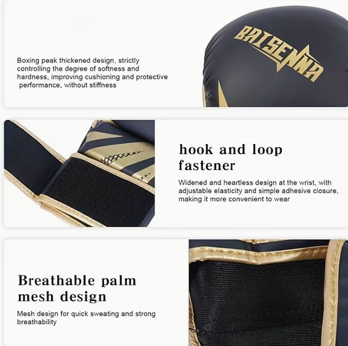 【FOX BOXING】FoxBoxing MMA Gloves Pure Black