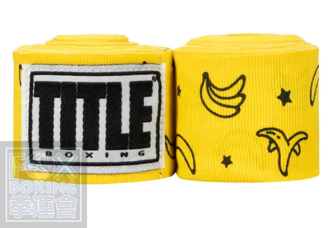 TITLE Boxing Print Hand Wraps 180" Bannan