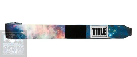 【FOX BOXING】 TITLE Boxing Print Hand Wraps 180" Galaxy