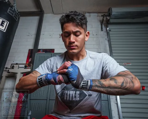 【FOX BOXING】 TITLE Boxing Print Hand Wraps 180" Galaxy