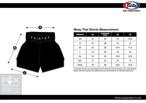 【FOX BOXING】FAIRTEX Muay Thai Shorts BS1910 Golden River