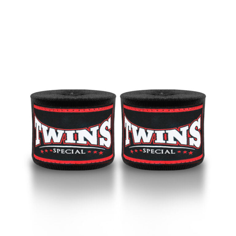 TWINS CH-6 Handwraps (Kids) Black (3 Meters)