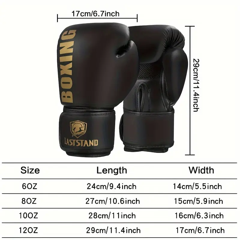 【FOX BOXING】Foxboxing Black Golden Boxing Gloves