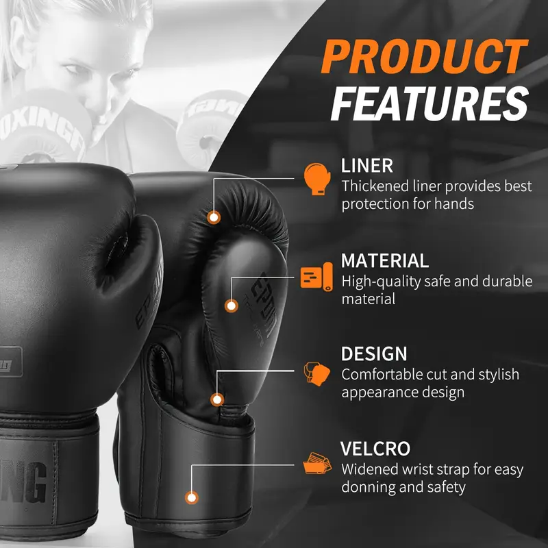 【FOX BOXING】Foxboxing Black Phantom Boxing Gloves