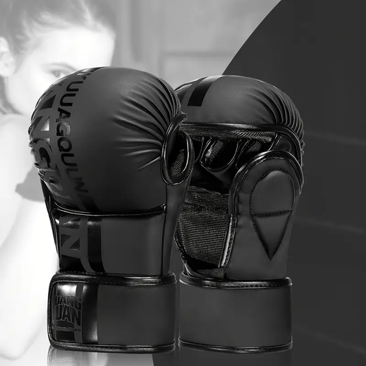 Foxboxing MMA Gloves Black