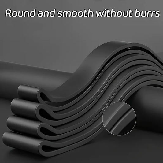 FoxBoxing Natural Latex Resistance Bands-Black 65 lbs