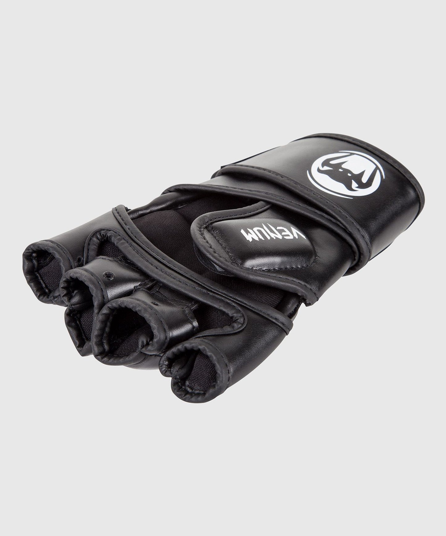 【Fox Boxing】Venum Impact MMA Gloves - Skintex Leather - Black