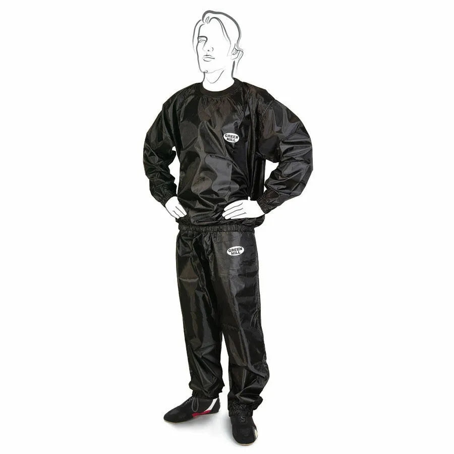 GreenHill sweat suit Sauna Suit Black M L XL