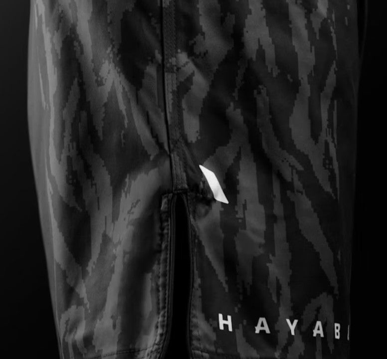 【FOX BOXING】Hayabusa Men’s Apex 3/4 Thigh Fight Shorts - Carbon Black