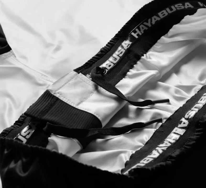 【FOX BOXING】Hayabusa Men’s Apex 3/4 Thigh Fight Shorts - Ash White
