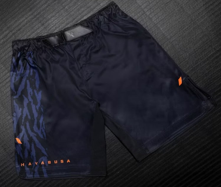 【FOX BOXING】Hayabusa Men’s Apex 3/4 Thigh Fight Shorts - Dusk Blue