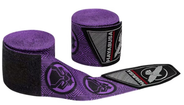 【FOX BOXING】Hayabusa Marvel Hero Elite Hand Wraps - Black Panther
