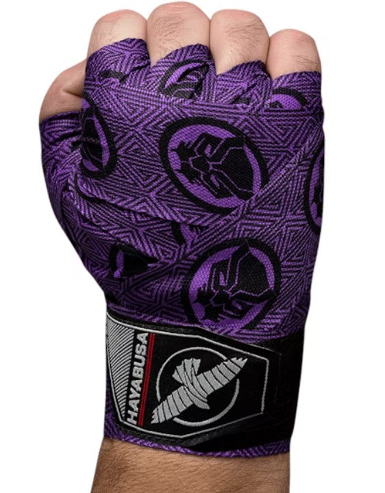 【FOX BOXING】Hayabusa Marvel Hero Elite Hand Wraps - Black Panther