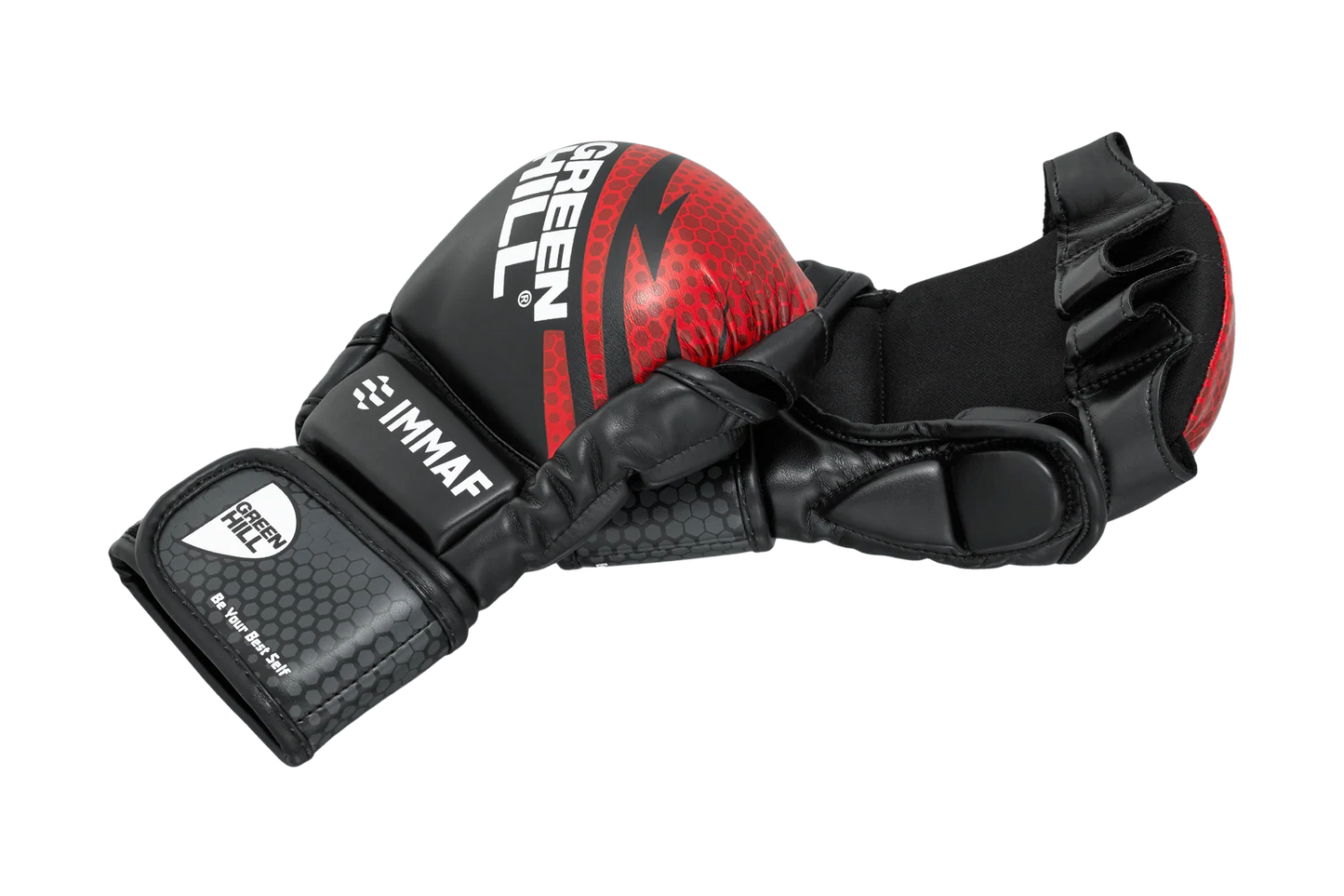 【Fox Boxing】GREEN HILL IMMAF APPROVED MMA GLOVES RED