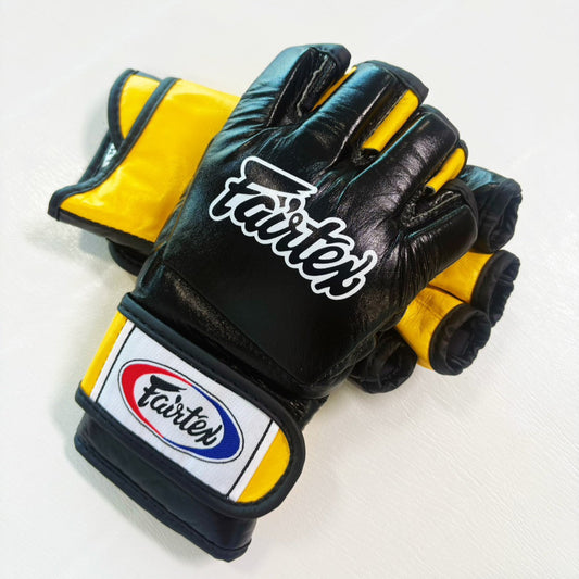 Fairtex FGV12 Ultimate Combat Gloves Black/Yellow