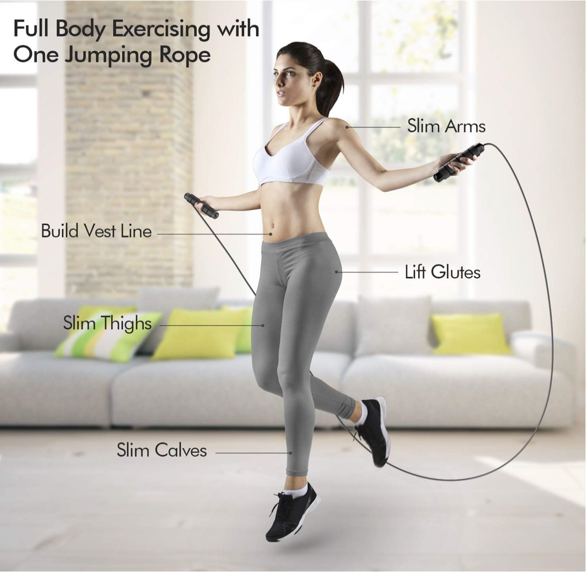 Five Color High Speed Jump Rope with Bearing Steel Wire and Aluminum Alloy Handle