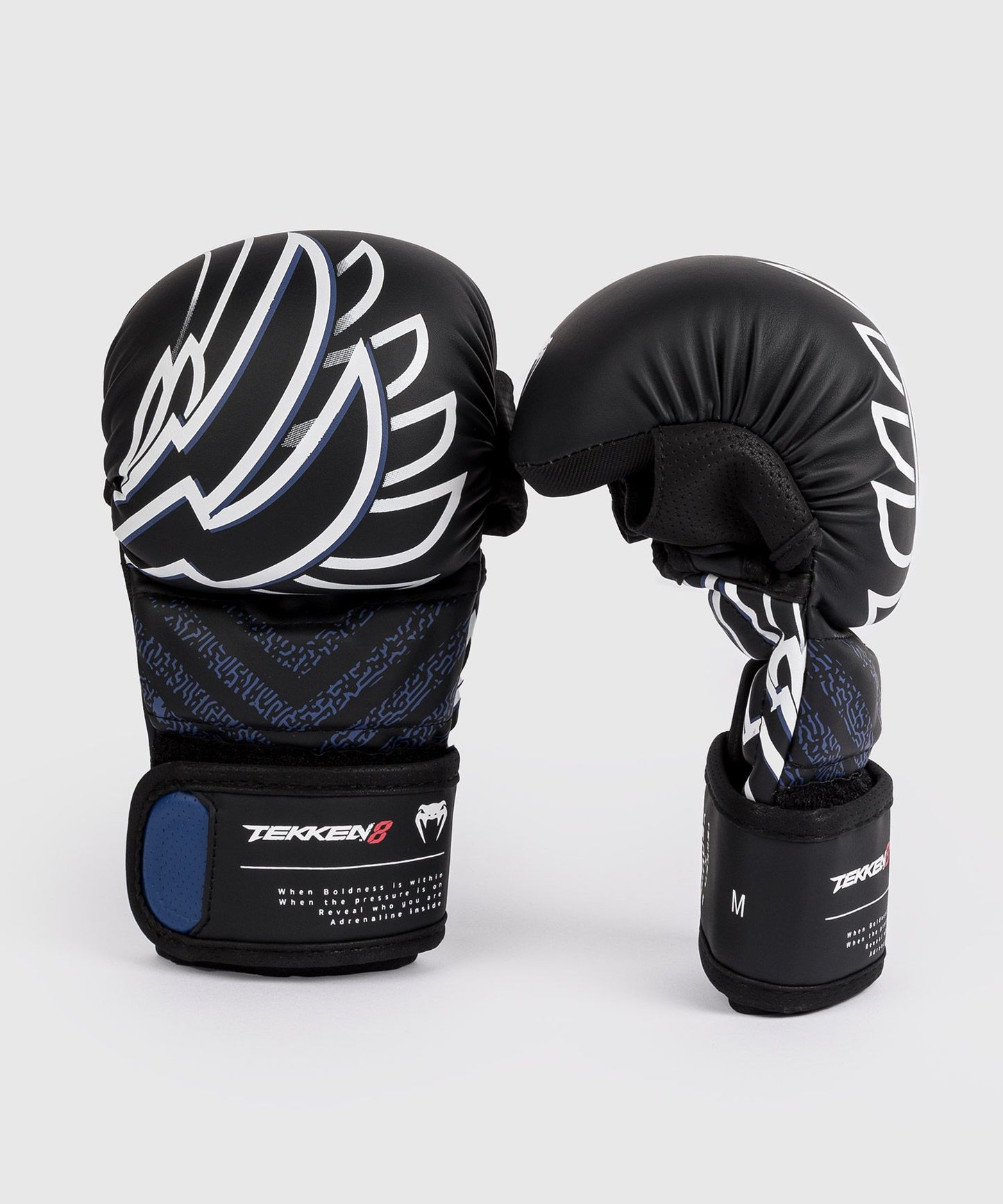 【Fox Boxing】Venum x TEKKEN 8 - Jin Kazama MMA Gloves - Blue/Black/White