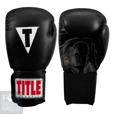 【FOX BOXING】 TITLE Classic Leather Elastic Boxing Gloves 2.0