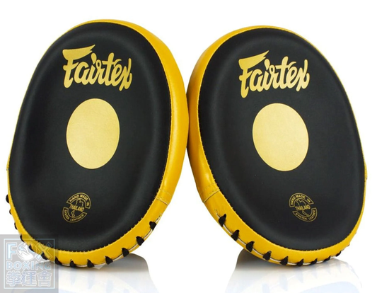 【FOX BOXING】Fairtex FMV15 Speed & Accuracy Focus Mitts – Black/Gold