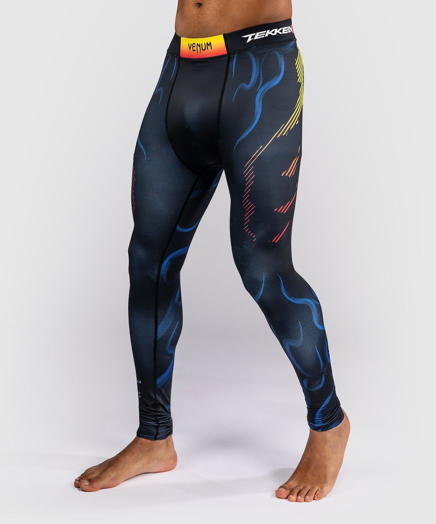 Venum x TEKKEN 8 Spats - Yoshimitsu - Black/Orange