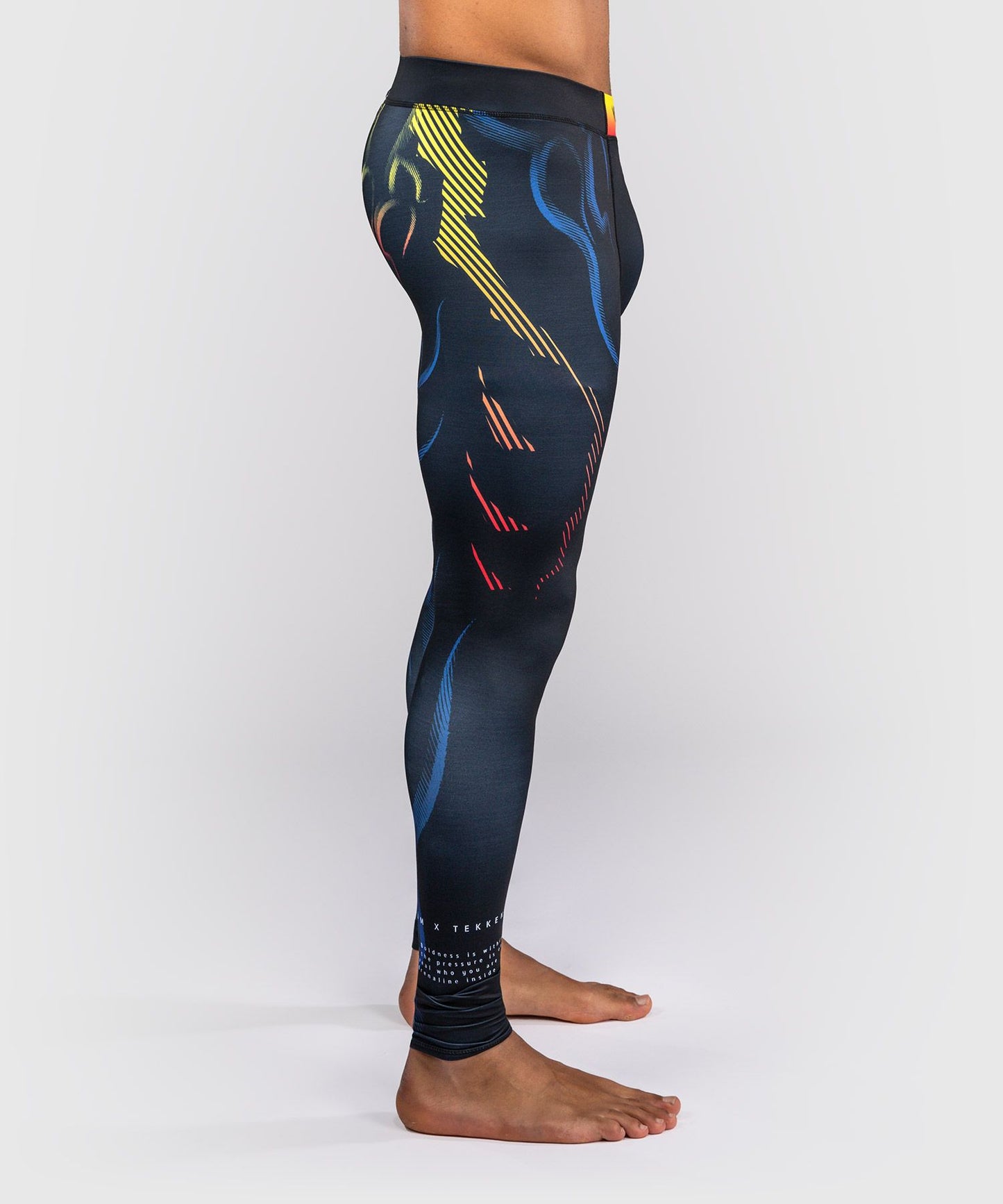 Venum x TEKKEN 8 Spats - Yoshimitsu - Black/Orange