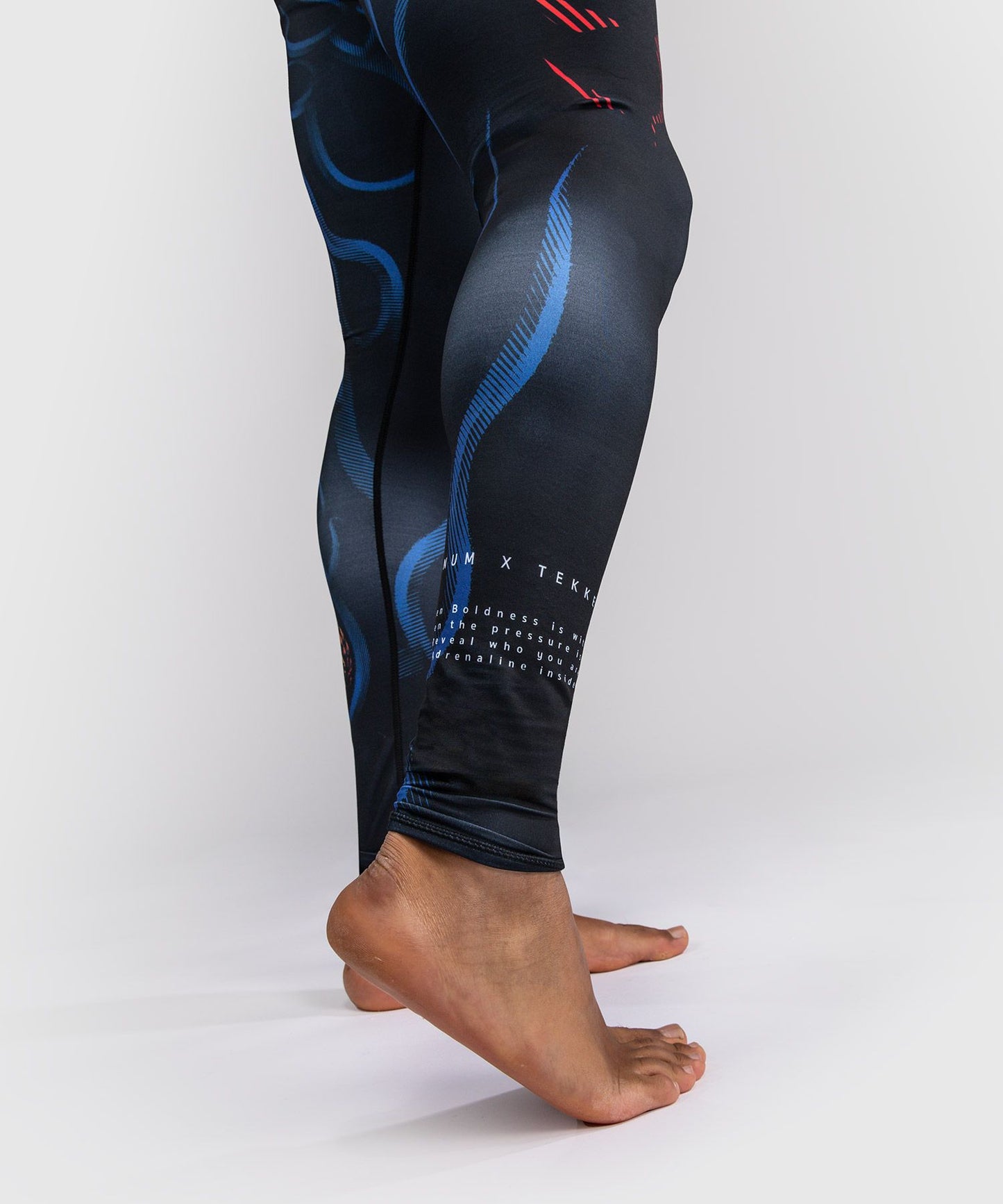 Venum x TEKKEN 8 Spats - Yoshimitsu - Black/Orange