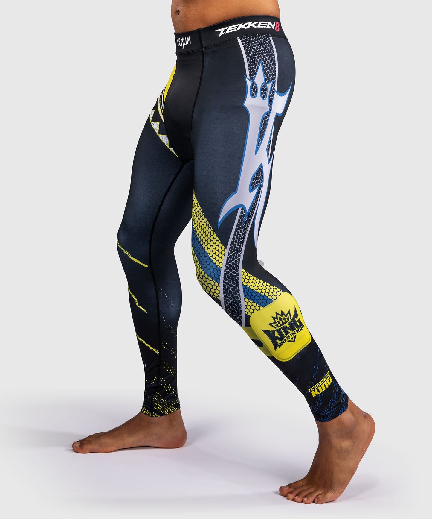 Venum x TEKKEN 8 Spats - King - Black/Yellow