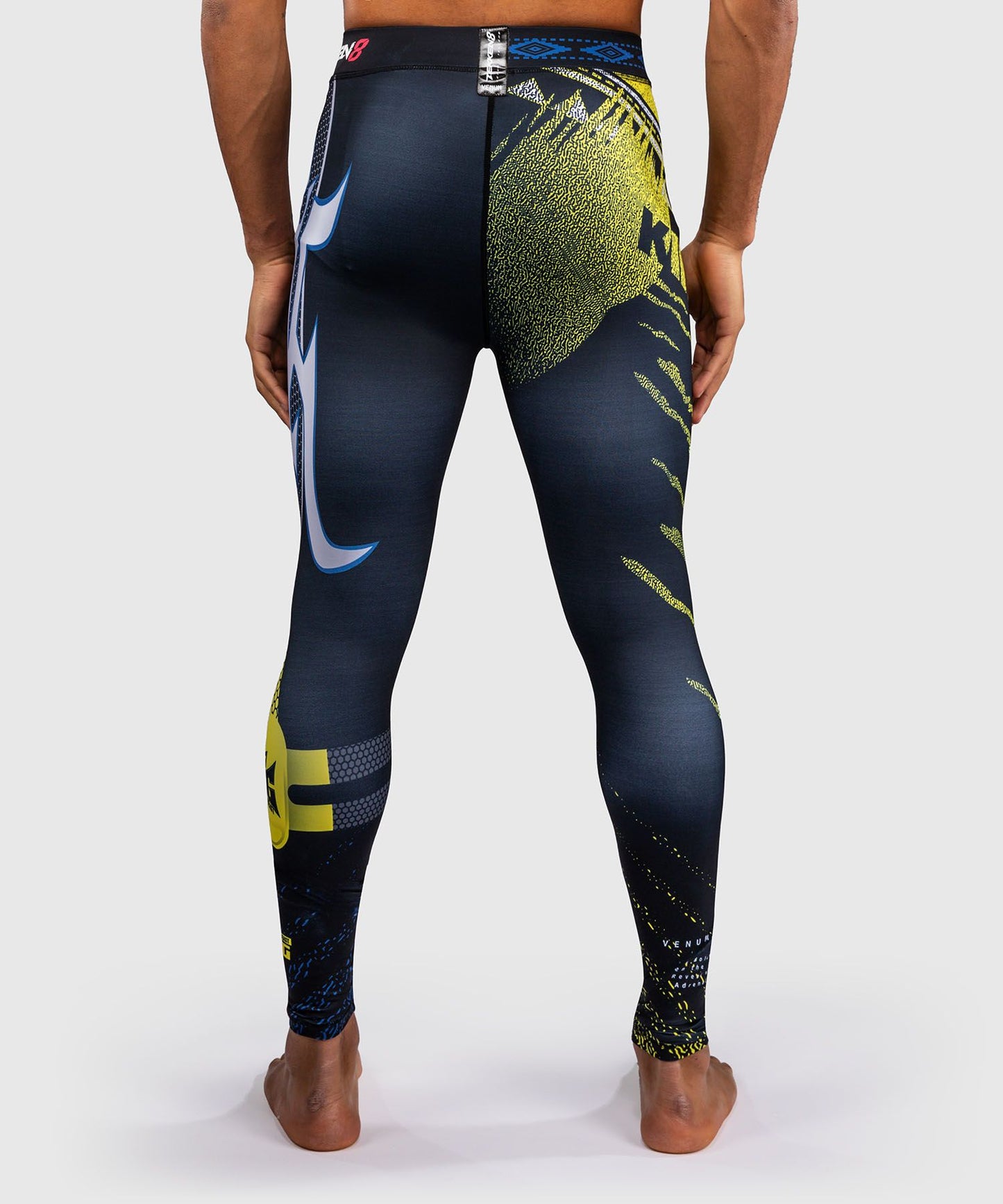 Venum x TEKKEN 8 Spats - King - Black/Yellow