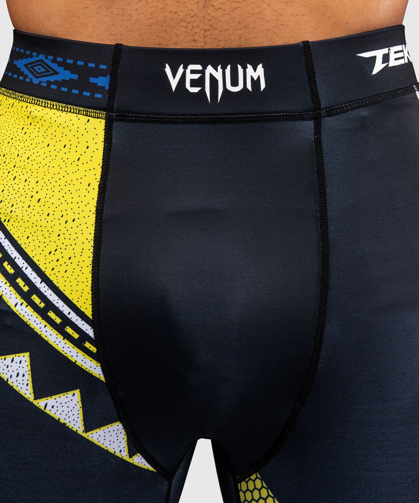 Venum x TEKKEN 8 Spats - King - Black/Yellow