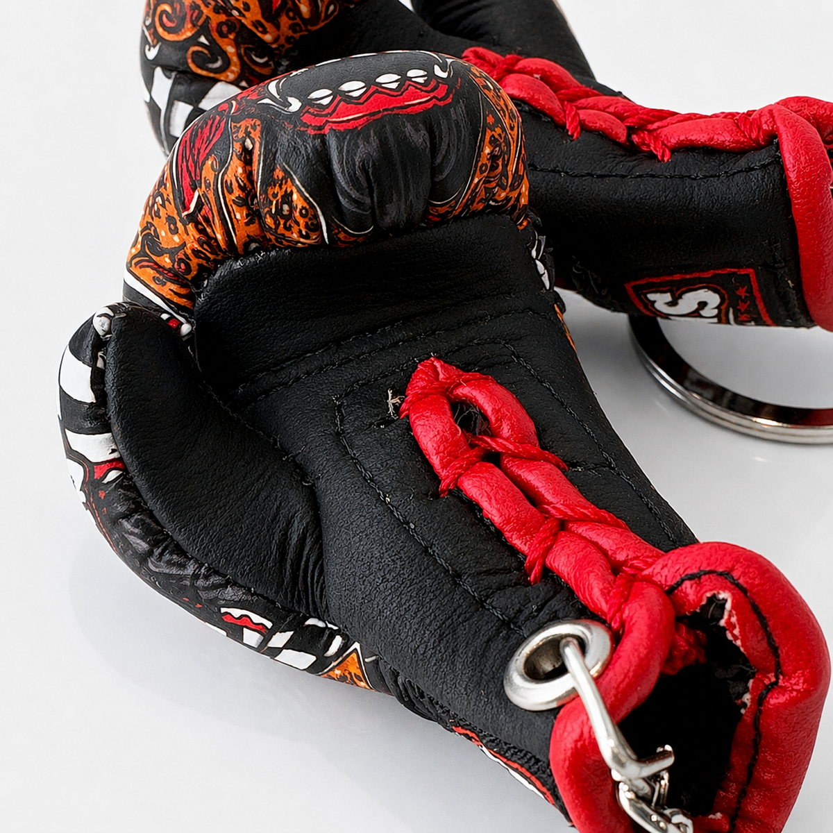 Twins Special Barong Genuine Leather Mini Boxing Glove Keychain – Single or Matching Pair