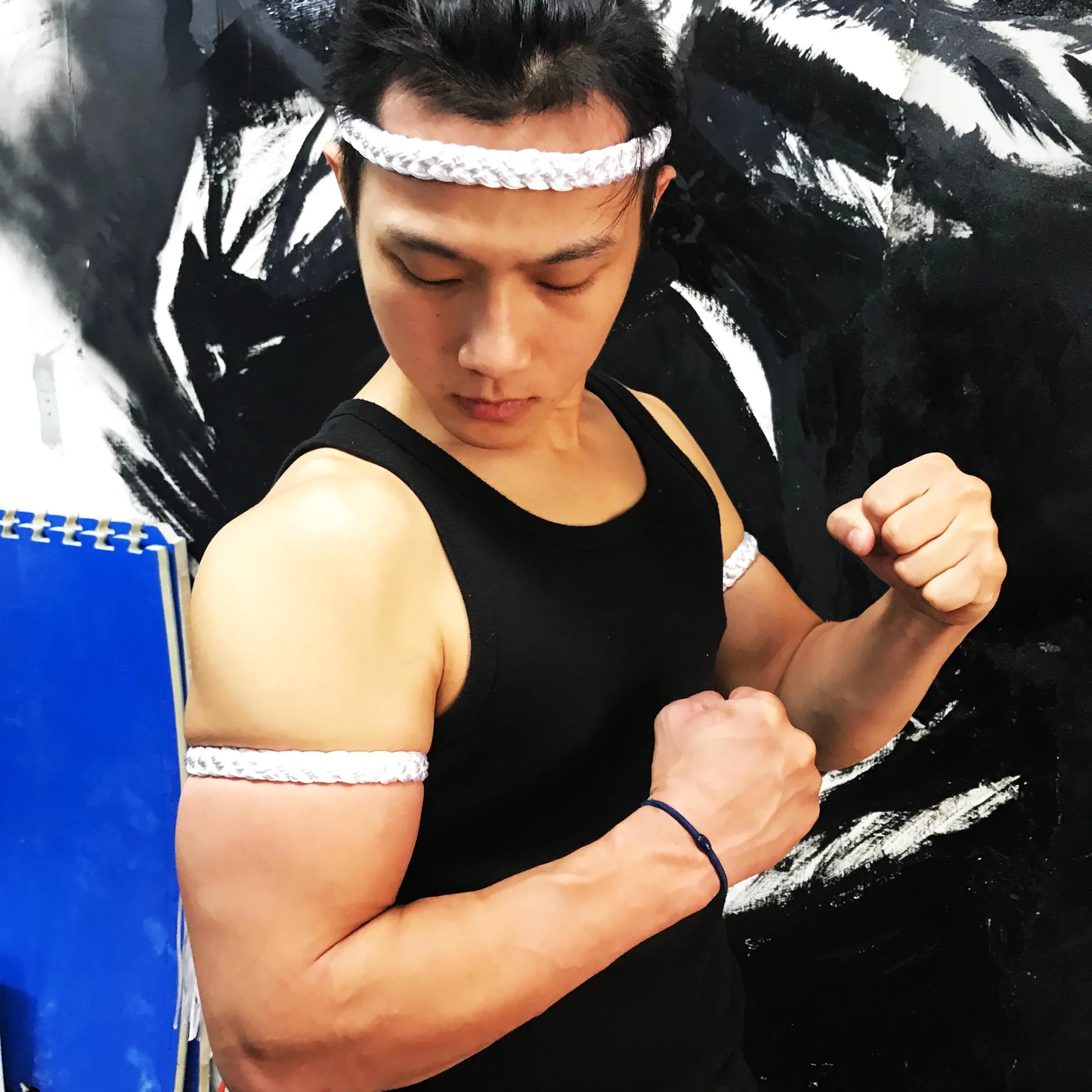 FoxBoxing Muay Thai Armband Set – Pure White