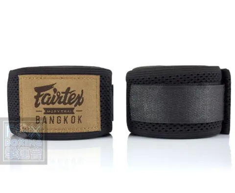 【FOX BOXING】 Fairtex Elastic Hand warping Bangkok Black 4.5M