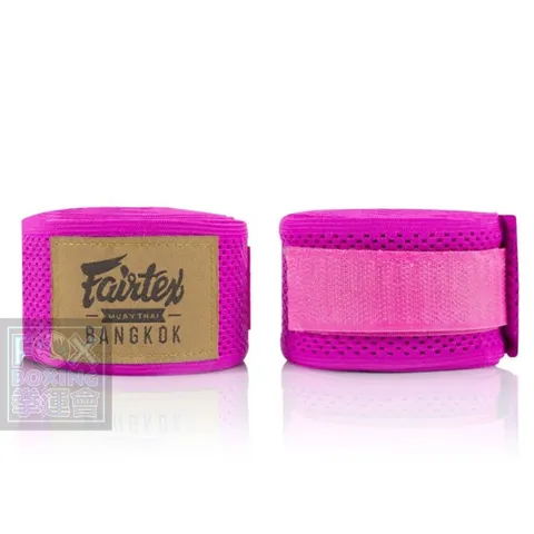 【FOX BOXING】 Fairtex Elastic Hand warping Bangkok Pink 4.5M