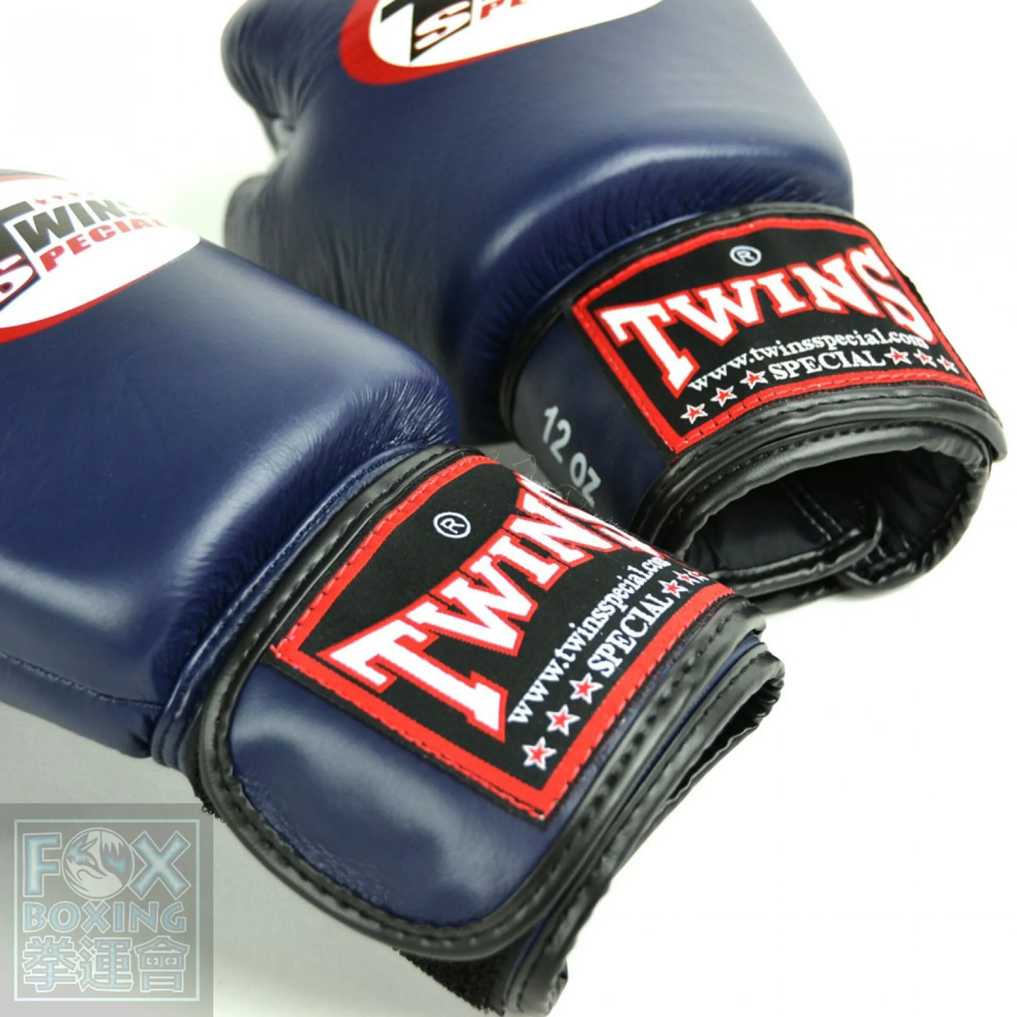 【FOX BOXING】Twins BGVL3 Velcro Boxing Gloves - Navy Blue