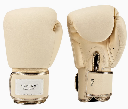 【FOX BOXING】FIGHTDAY Boxing Gloves ivory white