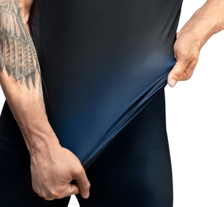 【Fox Boxing】 Hayabusa Geo Short Sleeve Rash Guard Blue
