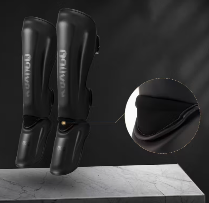 【FOX BOXING】FoxBoxing Shin Guards Pure Black