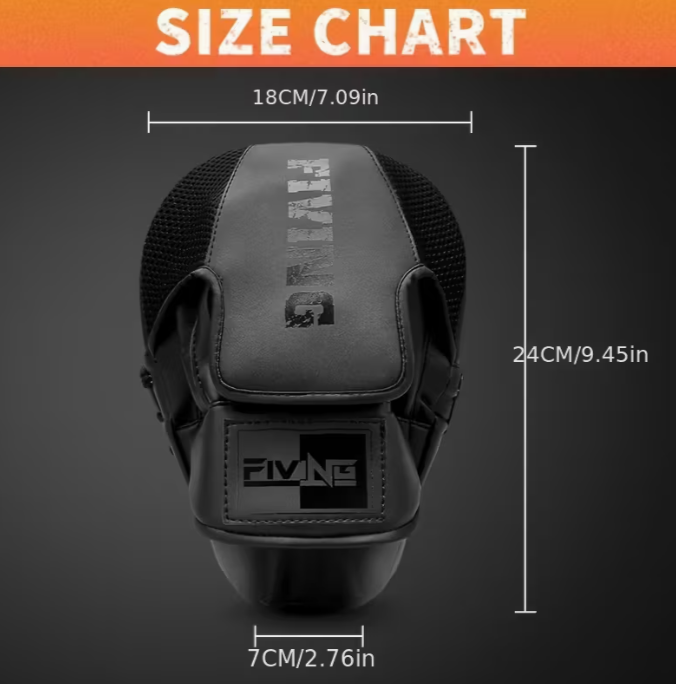 【FOX BOXING】FoxBoxing  Boxing Training Pad Punching Mitt - Black/White
