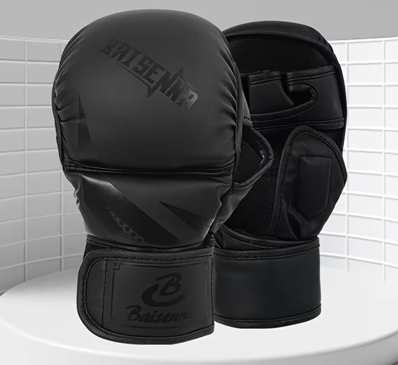 【FOX BOXING】FoxBoxing MMA Gloves Pure Black