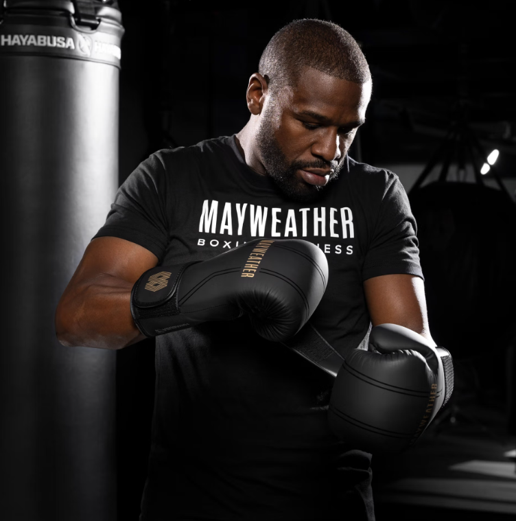 Hayabusa X Mayweather Contender Boxing Gloves Black/Gold