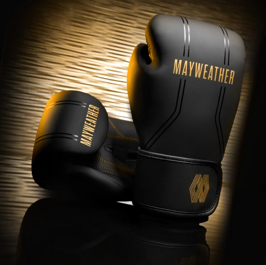 Hayabusa X Mayweather Contender Boxing Gloves Black/Gold