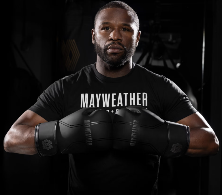 Hayabusa X Mayweather Contender Boxing Gloves Black