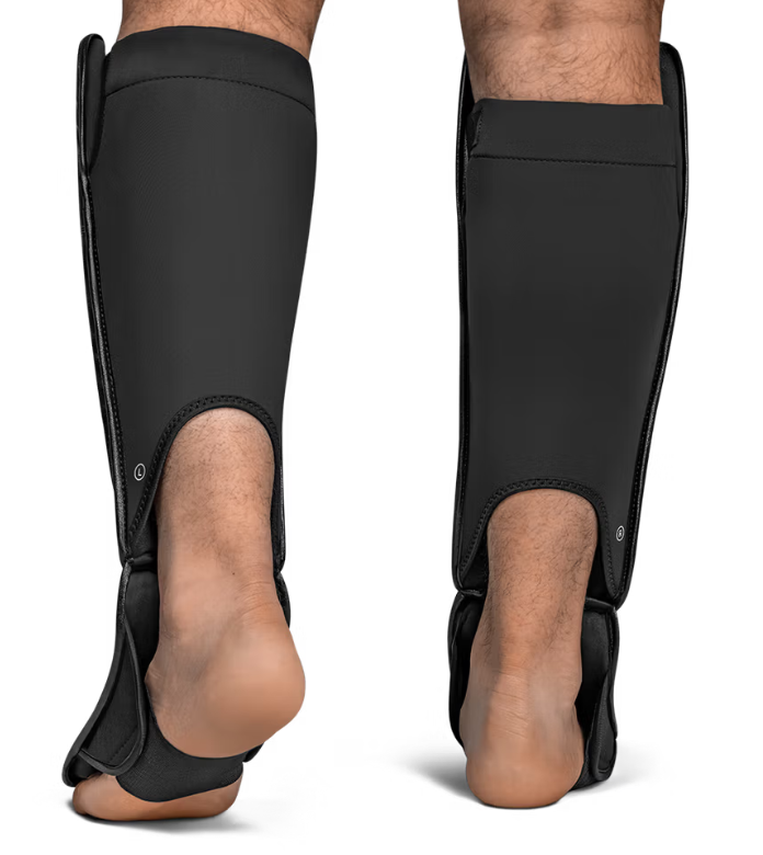Hayabusa T3 Full Back Shin Guards Black