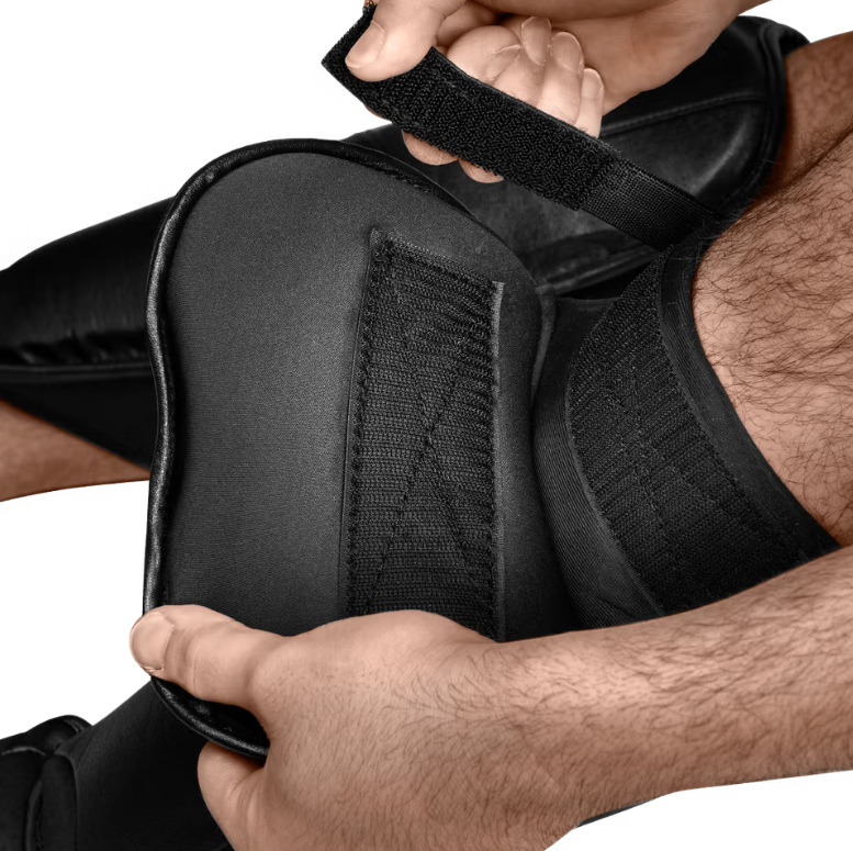 Hayabusa T3 Full Back Shin Guards Black